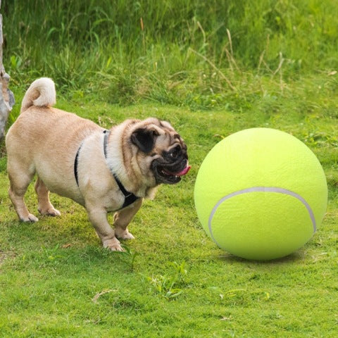 Balle de tennis géante